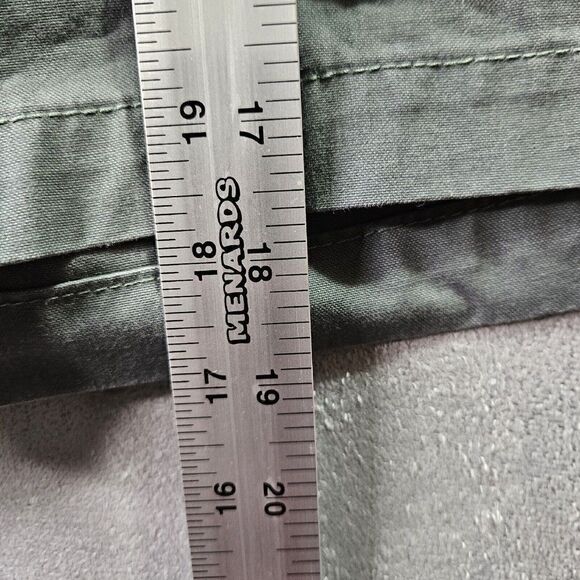 Savane Shorts Womans Sz 38 Green Outdoor Cargo Stretch Hiking Canvas Flat Front - Picture 5 of 10